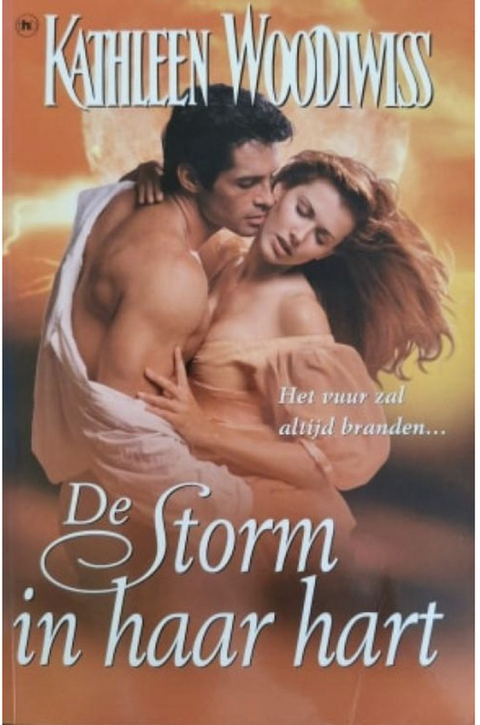 Tweedehands boek: De Storm in haar hart door Kathleen Woodiwiss - als nieuw hardcover