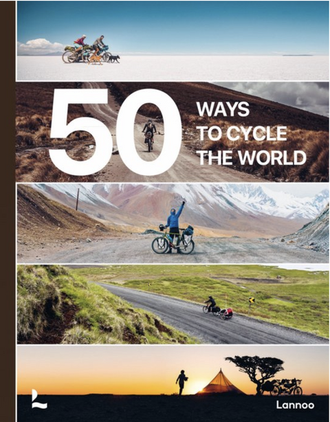 Tweedehands boek: 50 Ways to Cycle the World door Tristan Bogaard - nieuw hardcover