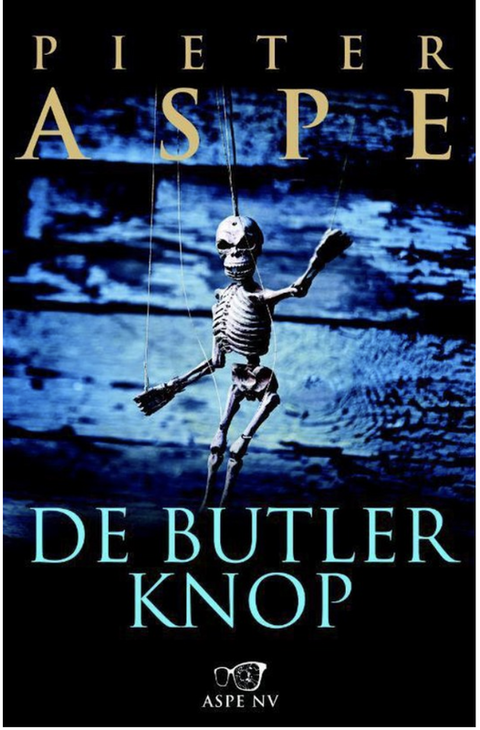 Tweedehands boek: De butlerknop door Pieter Aspe - als nieuw paperback
