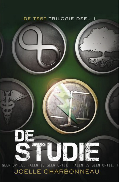 Tweedehands boek: De studie: De test-trilogie 2  door Joelle Charbonneau - als nieuw hardcover