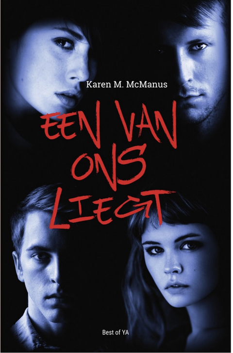 Tweedehands boek: Een-van-ons-liegt door Karen M. Mcmanus - als nieuw paperback