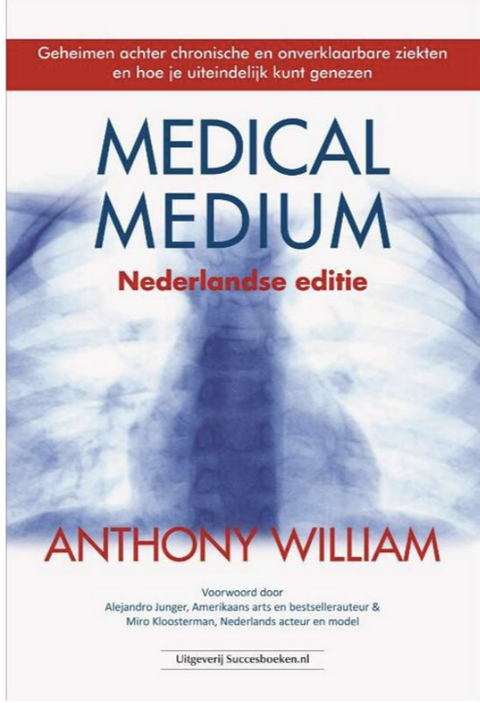 Tweedehands boek: Medical-Medium:-Geheimen-achter-chronische-en-onverklaarbare-ziekten-en-hoe-je-eindelijk-kunt-genezen
 door Anthony William - als nieuw hardcover