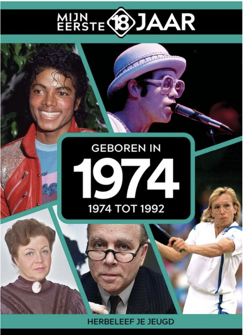 Tweedehands boek: Mijn-eerste-18-jaar---Geboren-in-1974:-1974-tot-1992 door NB - als nieuw hardcover