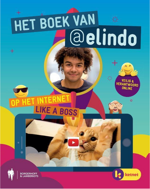 Het boek van @Elindo: Op het internet Like a Boss – boekcover – NB – ISBN 9789089317407 – Paperback – Als nieuw