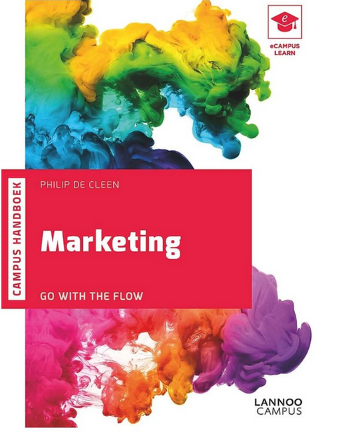 Marketing Go with the flow – boekcover – Philip de Cleen – ISBN 9789401441070 – paperback – als nieuw