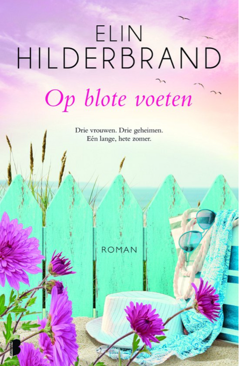 Op blote voeten – boekcover – Elin Hildebrand – ISBN 9789022577448 – Paperback – Als Nieuw