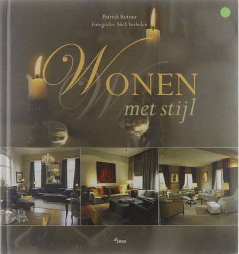 Wonen Met Stijl – boekcover – Patrick Retour – ISBN 9789002214554 – hardcover – als nieuw