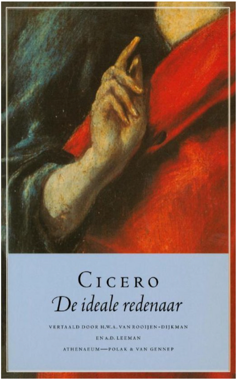 De ideale redenaar – boekcover – Cicero – ISBN 9789025308223 – paperback – nieuw