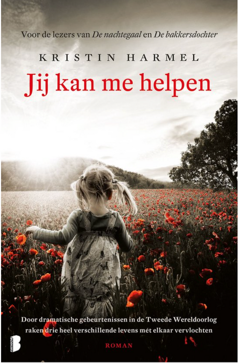 Jij kan me helpen – boekcover – Kristin Harmel – ISBN 9789022594827 – paperback – als nieuw