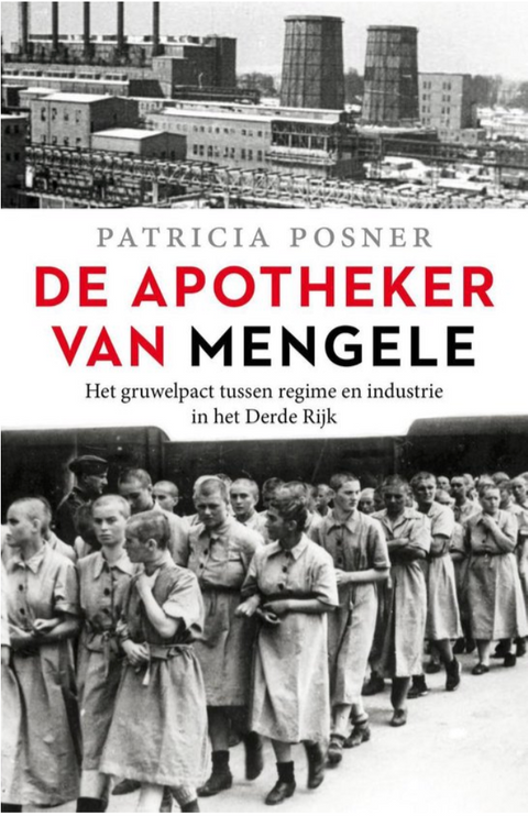 De apotheker van Mengele – boekcover – Patricia Posner – ISBN 9789401912402 – paperback – als nieuw