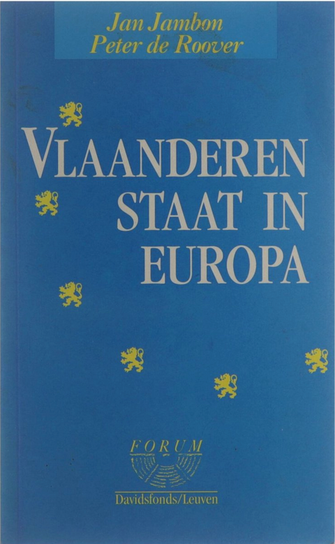 Tweedehands boek: Vlaanderen staat in Europa door Jan Jambon - als nieuw paperback