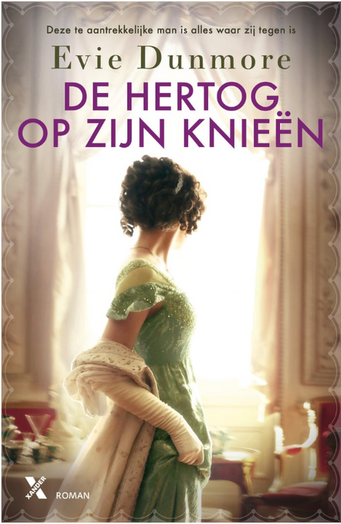 Tweedehands boek: De-hertog-op-zijn-knieën:-De-vrouwen-van-Oxford-1 door Evie Dunmore - als nieuw paperback
