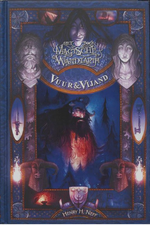 Tweedehands boek: Vuur-En-Vijand:-Het-Magisch-Wandtapijt-3 door Henry H. Neff - als nieuw hardcover