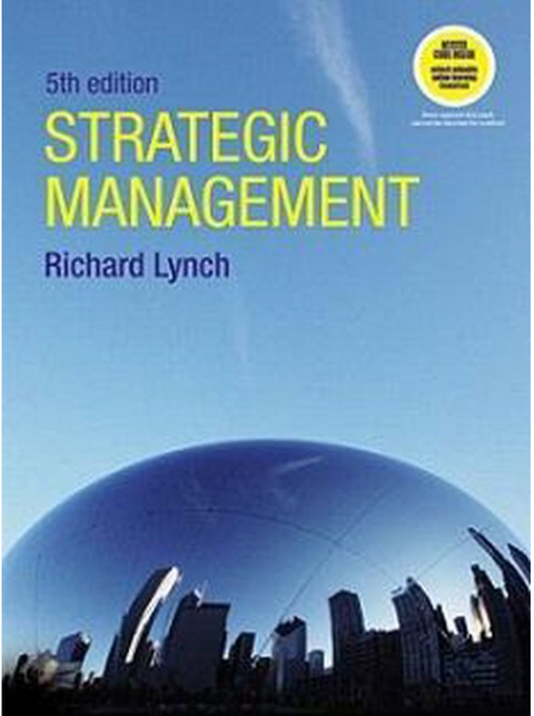 Strategic Management – boekcover – Richard Lynch – ISBN 9780273716389 – Paperback – goed