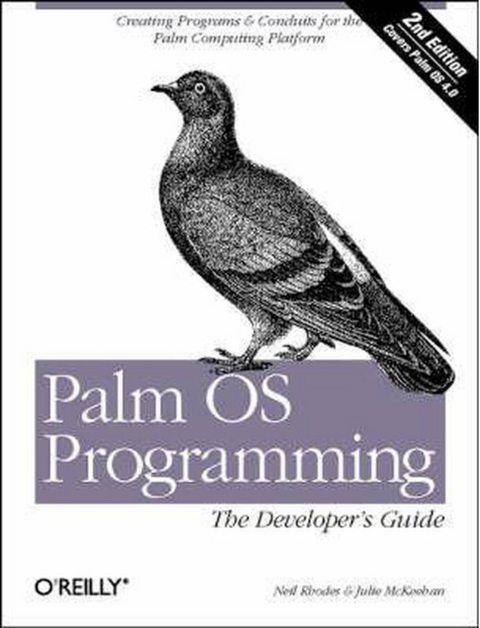 Palm OS Programming:
The Developer's Guide – boekcover – Neil Rhodes – ISBN 9781565928565 – Paperback – als nieuw