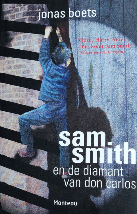 Sam Smith en de diamant van Don Carlos – boekcover – Jonas Boets – ISBN 9789022318898 – paperback – als nieuw
