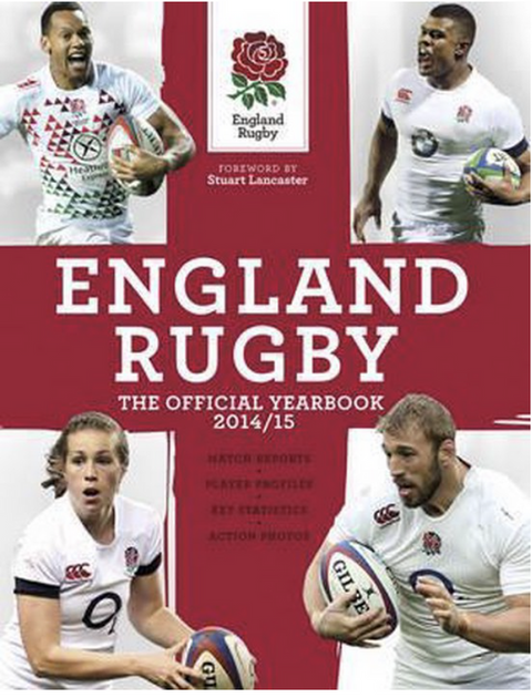 England Rugby: The Official Yearbook 2014/15 – boekcover – Stuart Lancaster – ISBN 9781780976594 – paperback – als nieuw
