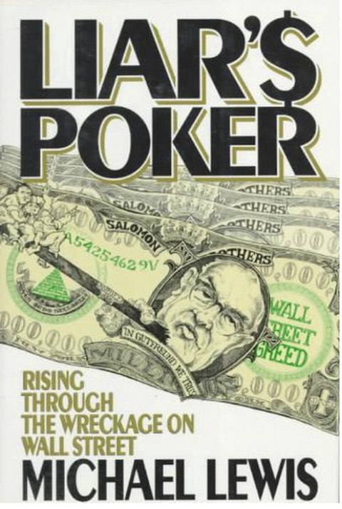 Liar's Poker: Rising Through the Wreckage on Wall Street – boekcover – Michael Lewis – ISBN 9780393027501 – hardcover – goed