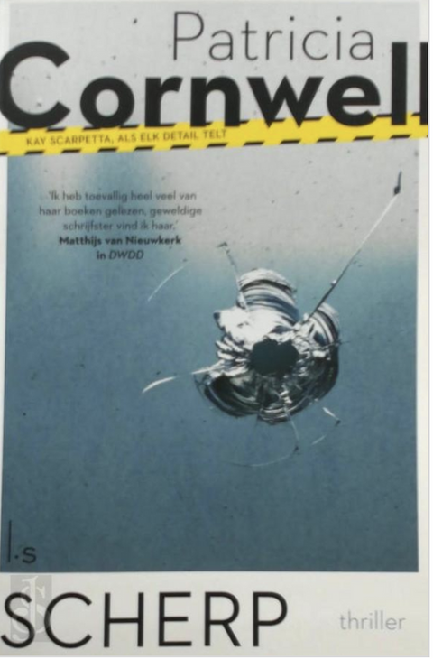 Scherp – boekcover – Patricia Cornwell – ISBN 9789021024424 – paperback – als nieuw