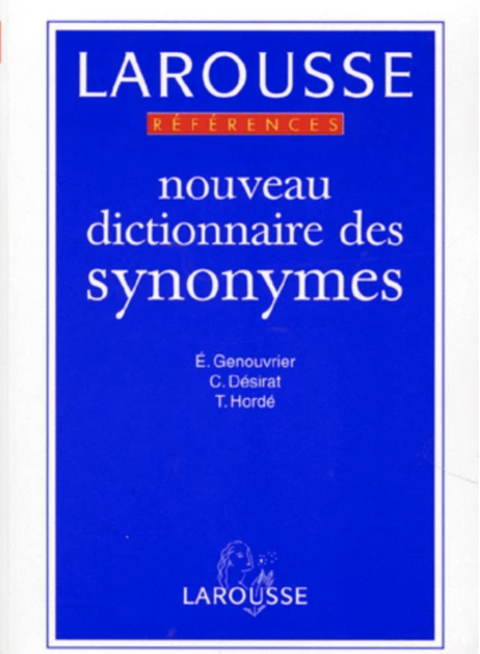 Larousse Nouveau Dictionnaire Des Synonyms – boekcover – NB – ISBN 9782037102292 – hardcover – als nieuw