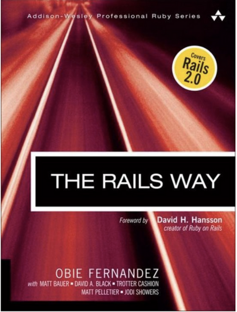 The Rails Way: Driving Rails Into The Enterprise – boekcover – Obie Fernandez – ISBN 9780321445612 – paperback – als nieuw