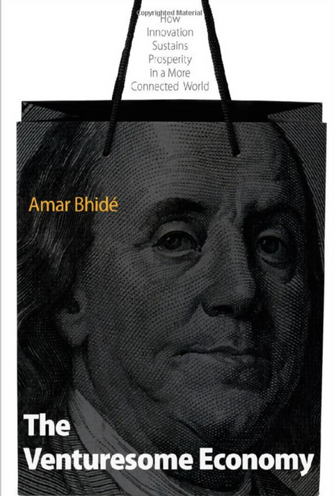 The Venturesome Economy: How Innovation Sustains Prosperity in a More Connected World – boekcover – Amar Bhidé – ISBN 9780691135175 – hardcover – als nieuw