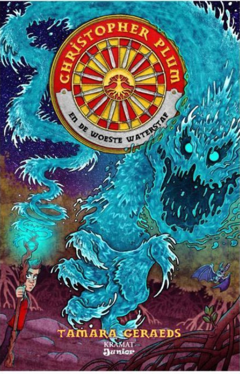 Christopher Plum en de Woeste Waterstaf – boekcover – Tamara Geraeds – ISBN 9789462420724 – hardcover – nieuw