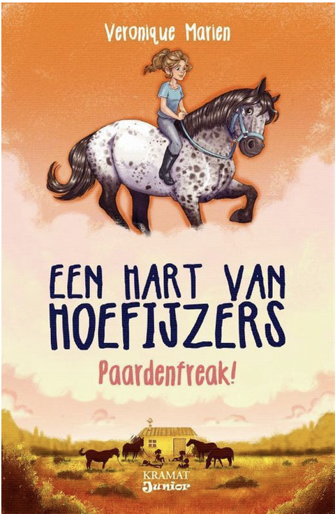 Een hart van hoefijzers 2 - Paardenfreak! – boekcover – Veronique Marien – ISBN 9789462420632 – hardcover – nieuw