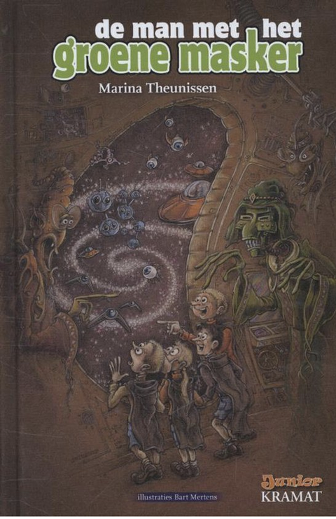 De man met het groene masker – boekcover – Marina Theunissen – ISBN 9789462420113 – hardcover – nieuw