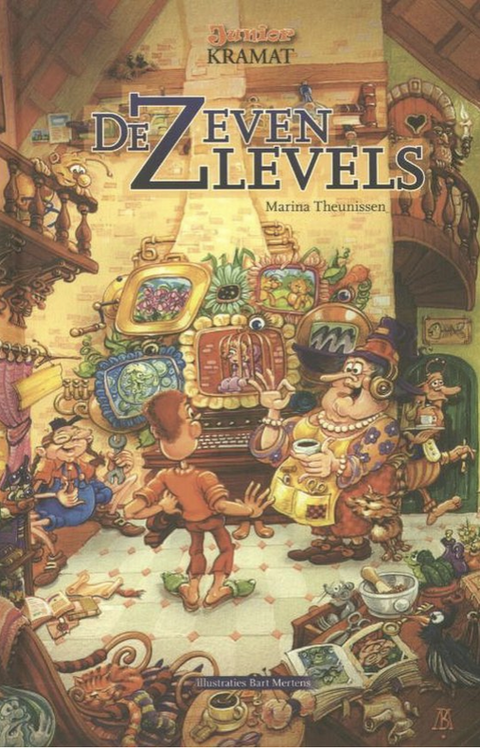 De zeven levels – boekcover – Marina Theunissen – ISBN 9789079552801 – hardcover – nieuw