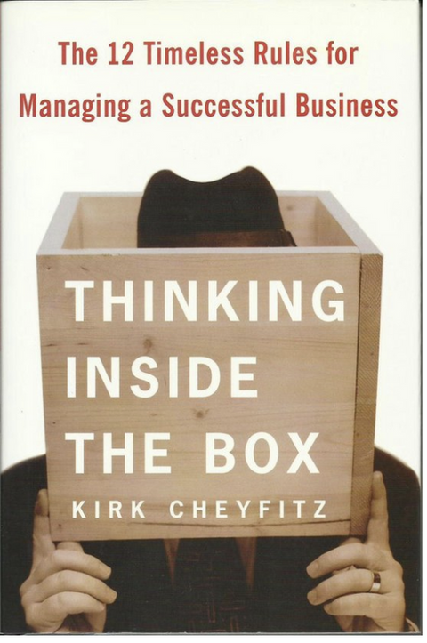 Thinking Inside the Box: The 12 Timeless Rules for Managing a Successful Business – boekcover – Kirk Cheyfitz – ISBN 9780743235754 – hardcover – als nieuw
