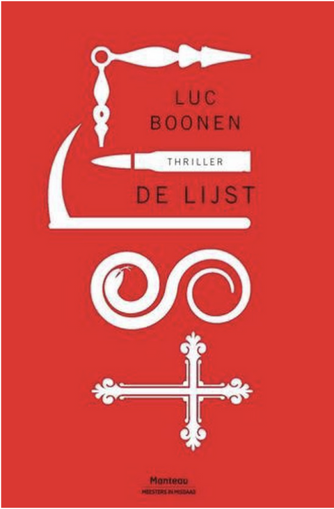 De lijst – boekcover – Luc Boonen – ISBN 9789022332818 – paperback – als nieuw