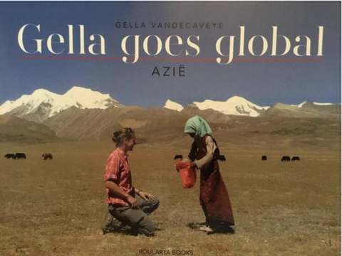 Gella goes global: Azië – boekcover – Gella Vandecaveye – ISBN 9789086794126 – paperback – als nieuw