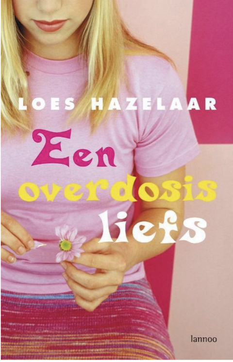 Een Overdosis Liefs – boekcover – Loes Hazelaar – ISBN 9789085682714 – hardcover – goed