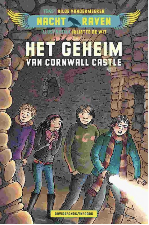 Nachtraven: Het geheim van Cornwall Castle – boekcover – Hilde Vandermeeren – ISBN 9789059083677 – Hardcover – als nieuw