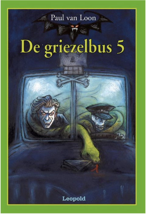 De Griezelbus deel 5 – boekcover – Paul van Loon – ISBN 9789025835941 – Hardcover – als nieuw