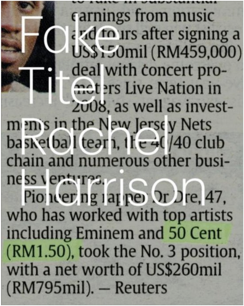 Rachel Harrison: Fake Titel – boekcover – Rachel Harrison – ISBN 9783863353780 – Paperback – als nieuw