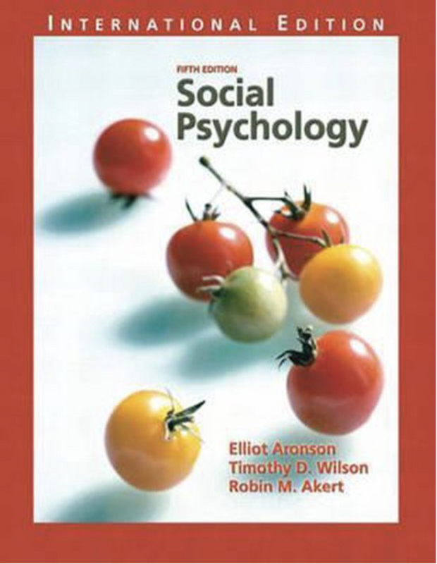Social Psychology: International Edition