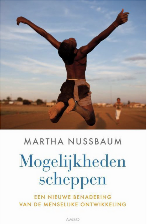 Mogelijkheden scheppen: een nieuwe benadering van de menselijke ontwikkeling – boekcover – Martha Nussbaum – ISBN 9789026324055 – Paperback – als nieuw