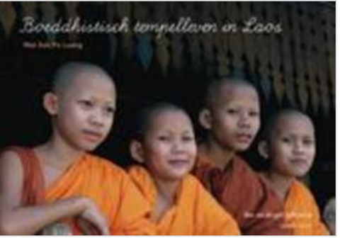 Boeddhistisch tempelleven in Laos: Wat Sok Pa Luang – boekcover – Ilse Schrama – ISBN 9789054668725 – Hardcover – als nieuw