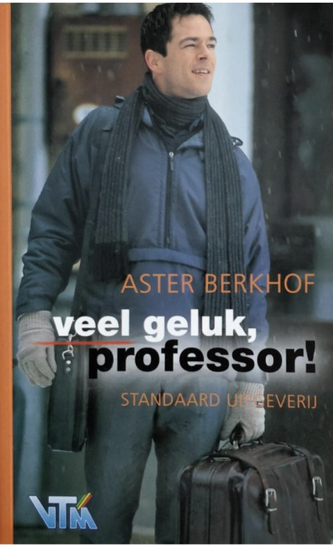 Veel geluk Professor – boekcover – Aster Berkhof – ISBN 9789002209864 – Paperback – als nieuw