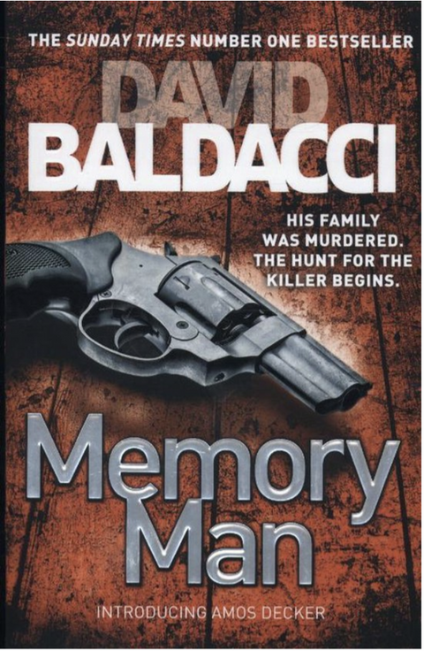 Memory Man – boekcover – David Baldacci – ISBN 9781447277804 – Paperback – als nieuw