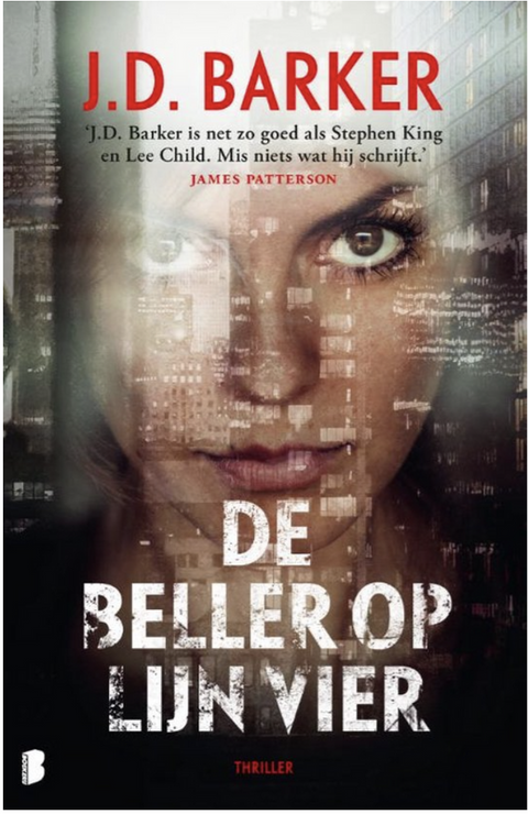 De beller op lijn vier – boekcover – J.D. Barker – ISBN 9789022592816 – Paperback – Als nieuw