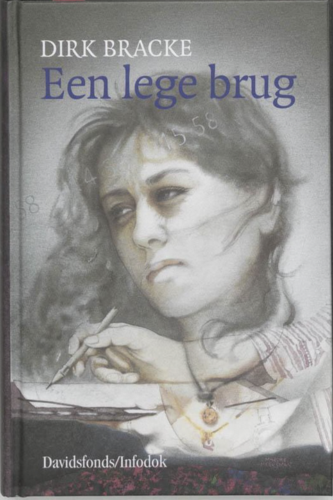 Een lege brug – boekcover – Dirk Bracke – ISBN 9789065658234 – Hardcover – Als nieuw