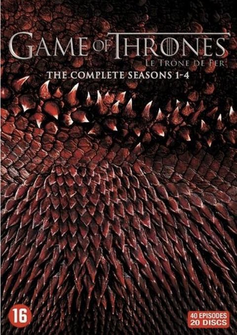 Game Of Thrones - Seizoen 1 t/m 4 – boekcover – NB – ISBN 5051888209288 – Hardcover – Als nieuw