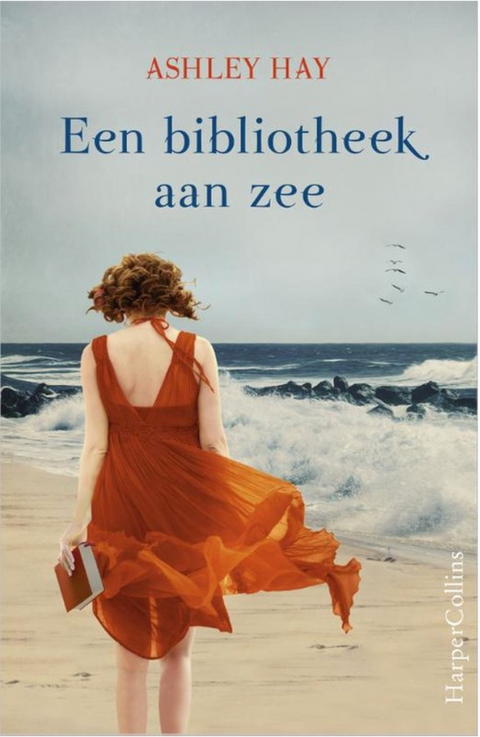 Een bibliotheek aan zee – boekcover – Ashley Hay – ISBN 9789402725209 – paperback – als nieuw