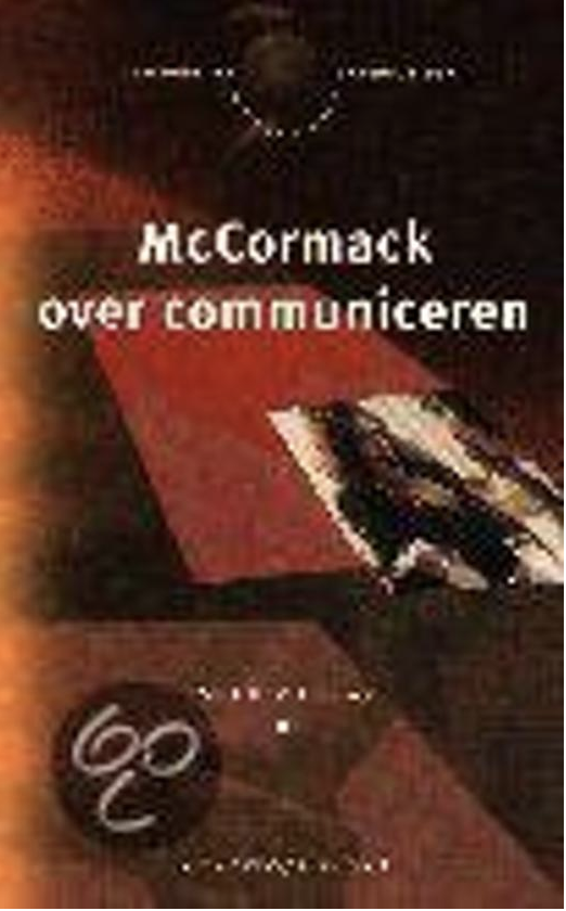 McCormack over communiceren
