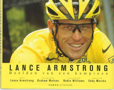 Beelden Van Een Kampioen: beelden van een kampioen – boekcover – Lance Armstrong – ISBN 9789058773982 – hardcover – als nieuw