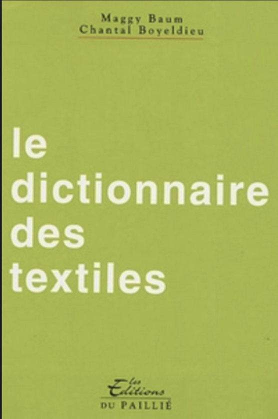 Le dictionnaire des textiles