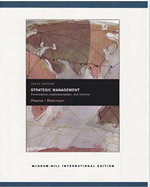 Strategic Management: Formulation, Implementation and Control – boekcover – John Pearce – ISBN 9780071109130 – Hardcover – als nieuw